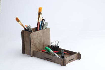 Pen Holder with Utility Tray